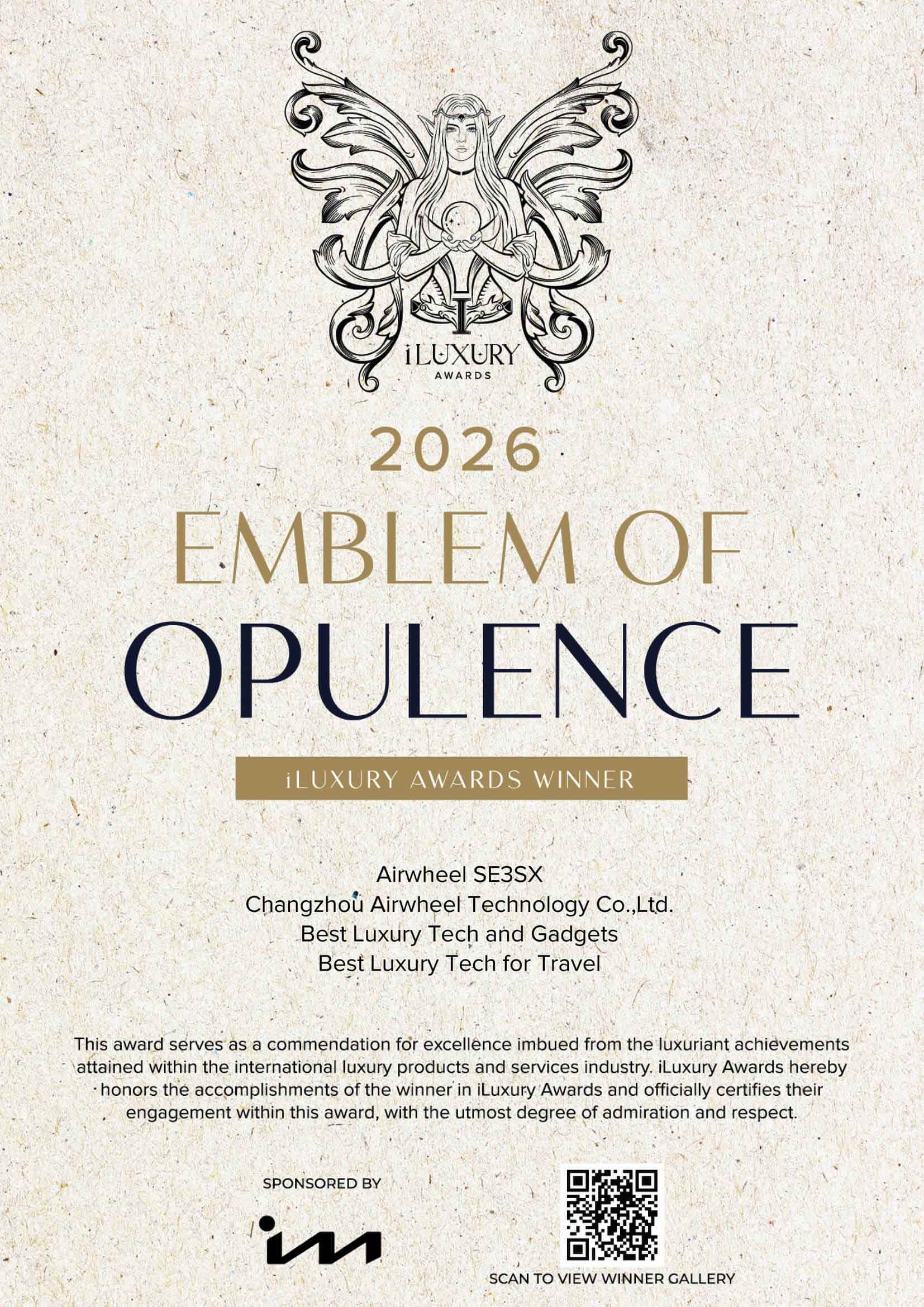 SE3SX iLuxury Awards